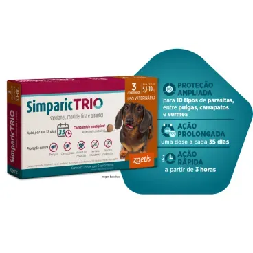Simparic Trio 12mg - 3 comp assets